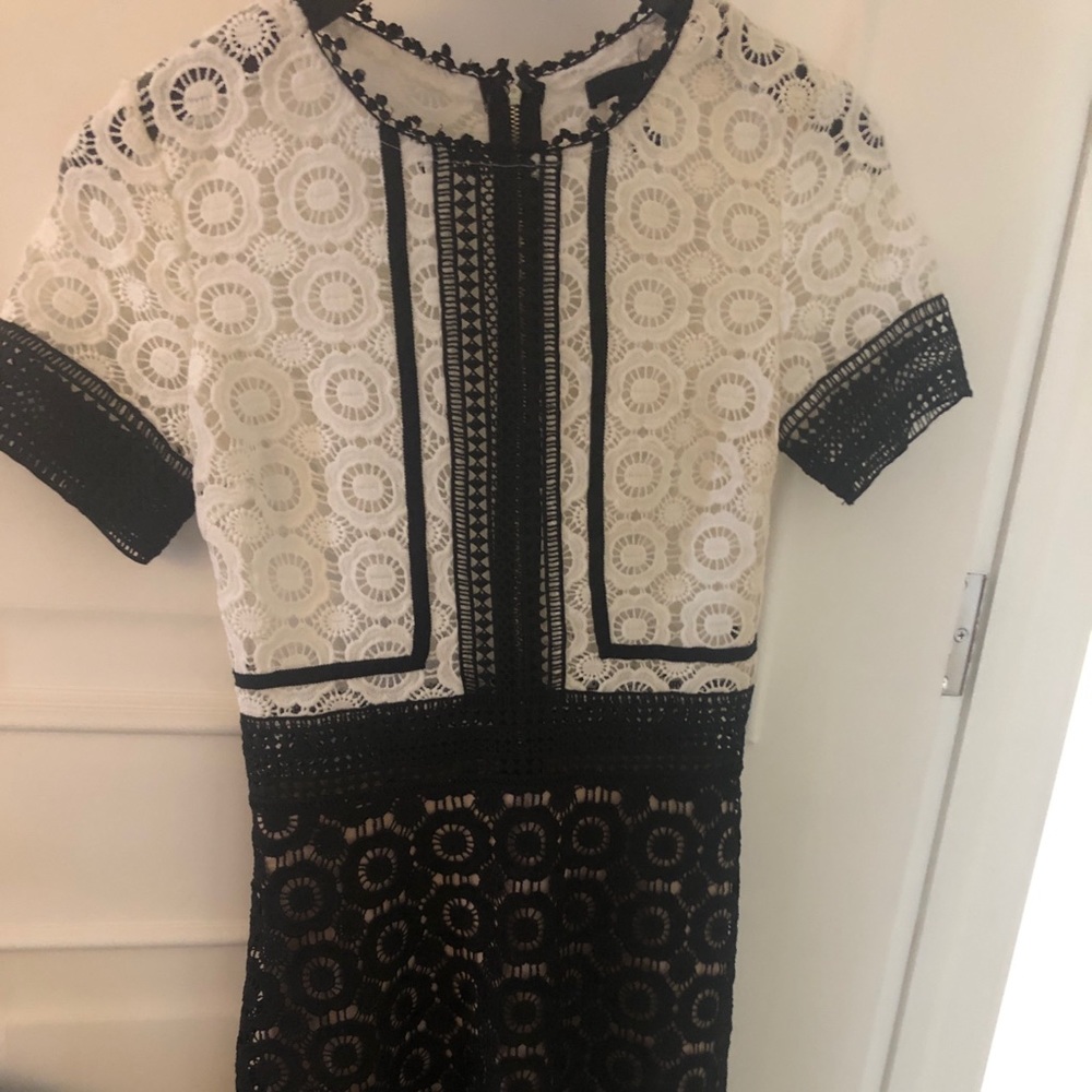 Aqua lace dress